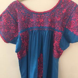 Ethnic Embroidered Dress/Coverup